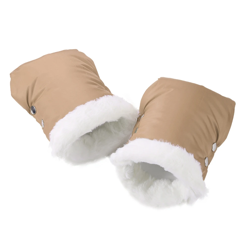 2pcs Winter Warm Stroller Gloves Waterproof Gloves Pram Accessory Stroller Mitten Winter Warm Gloves pram hand muff Mitten baby