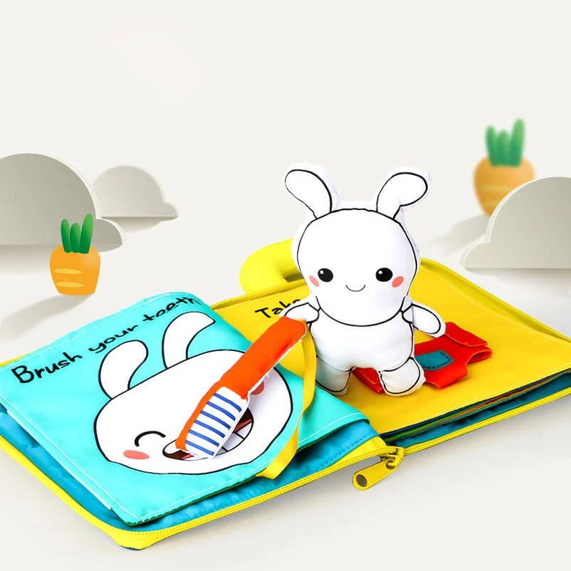 3D детские книги животные и транспортные средства игрушки Монтессори для малышей