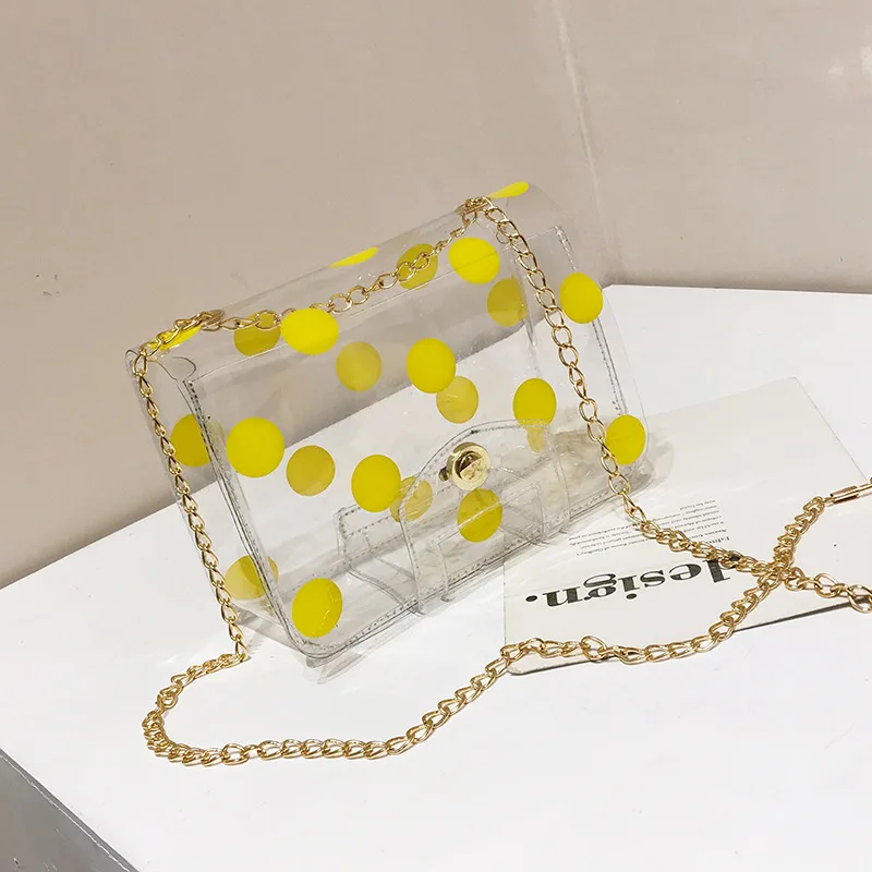 2019 новые Брендовые женские сумки-мессенджеры повседневные сумки с цепью из ПВХ
