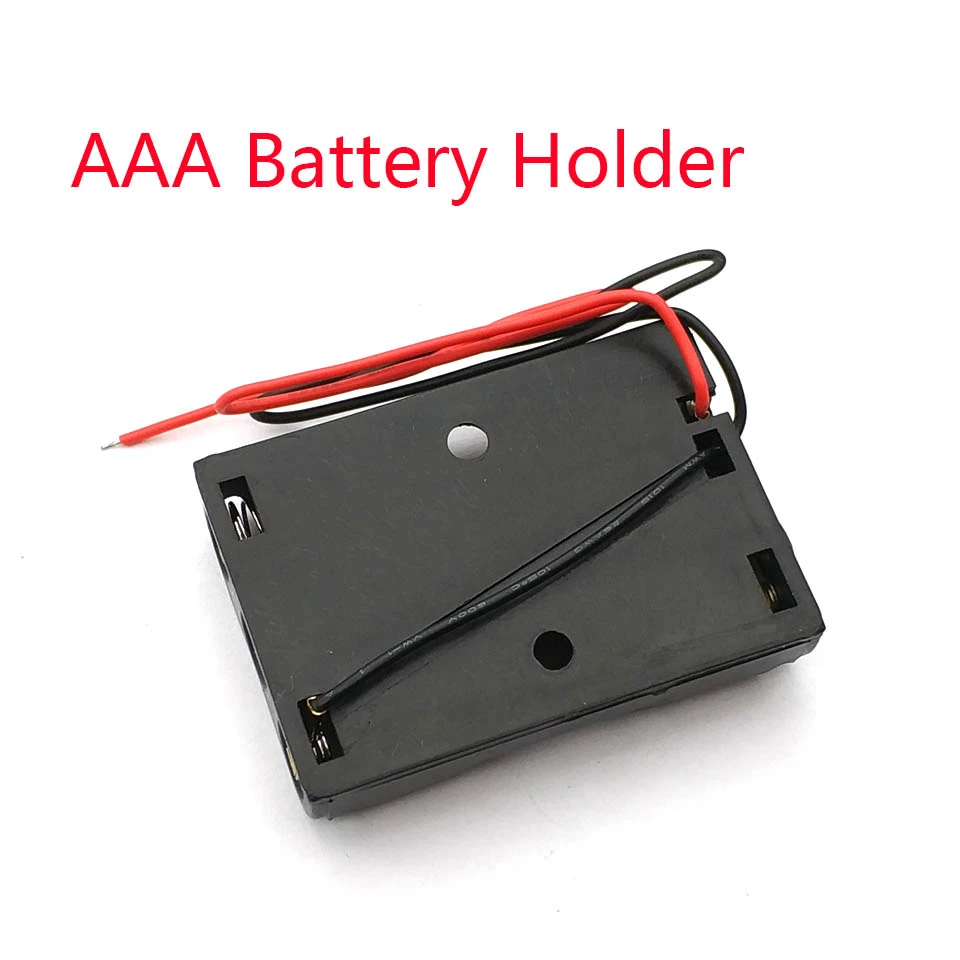 3 шт. держатели для батарей AAA с проводами|box case holder|battery box caseaaa battery |