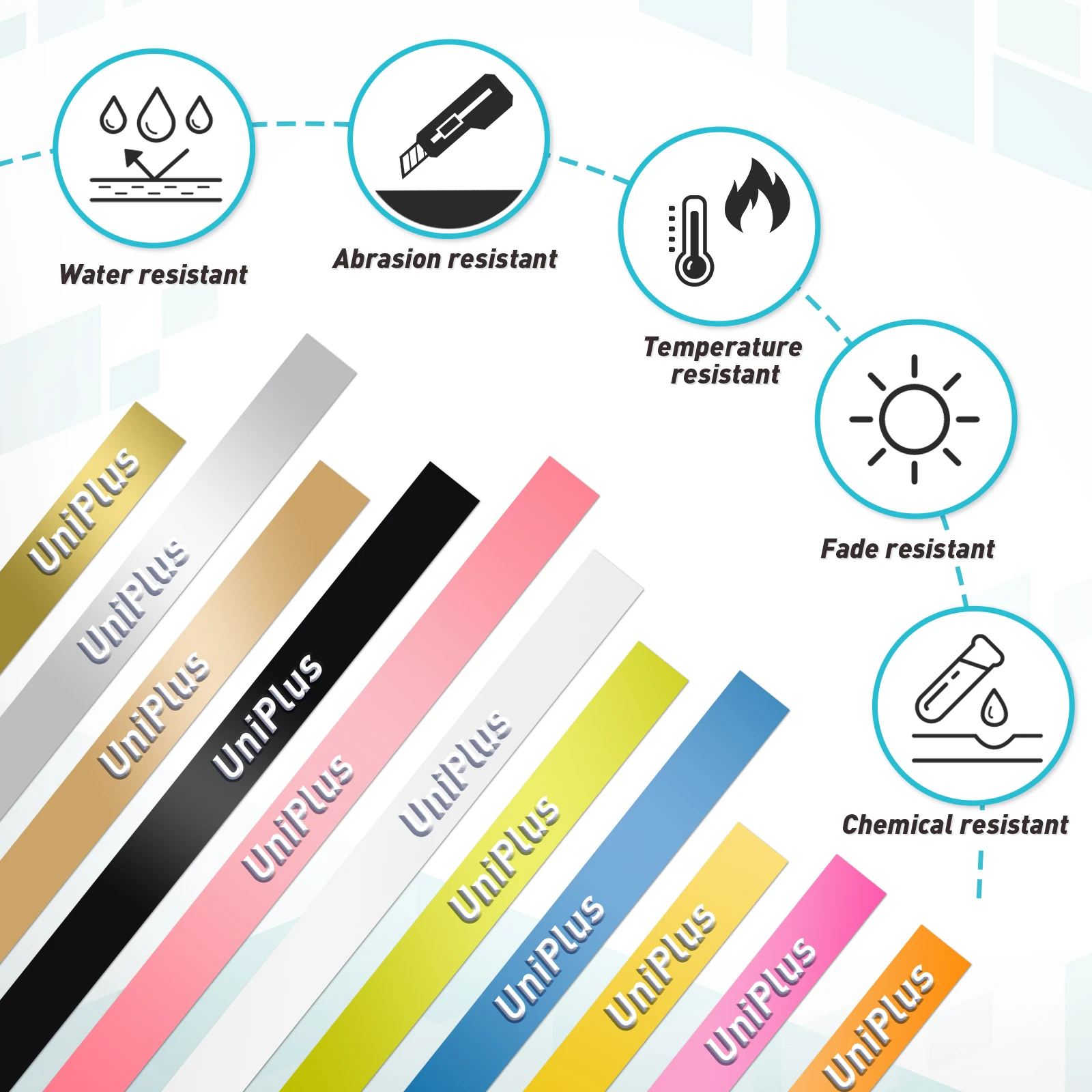 UniPlus Motex E101 производитель этикеток для Dymo 3D тиснение этикеточные ленты ручная