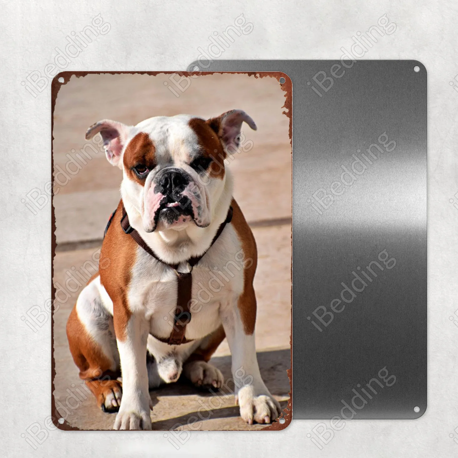 

Beautiful Bulldog Vintage Plaque Metal Retro Tin Sign Bar Pub Club Wall Decor Iron Painting Decorative 20x30cm Plate