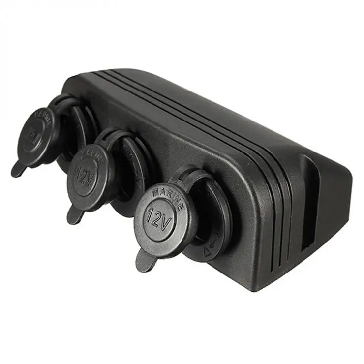 Водонепроницаемая три морские розетка для автомобильного прикуривателя