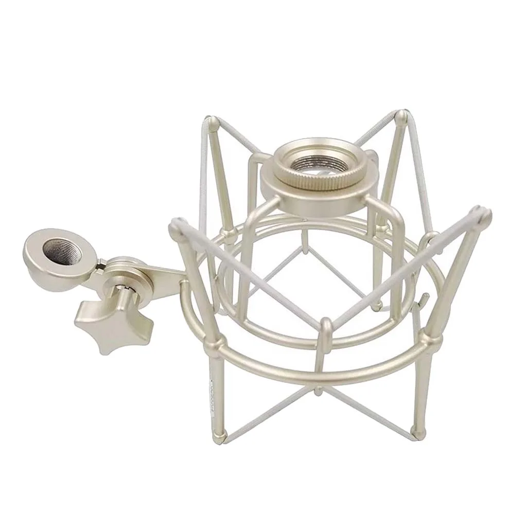 Серебряный микрофон Mic Shock Mount держатель для звукозаписи студии