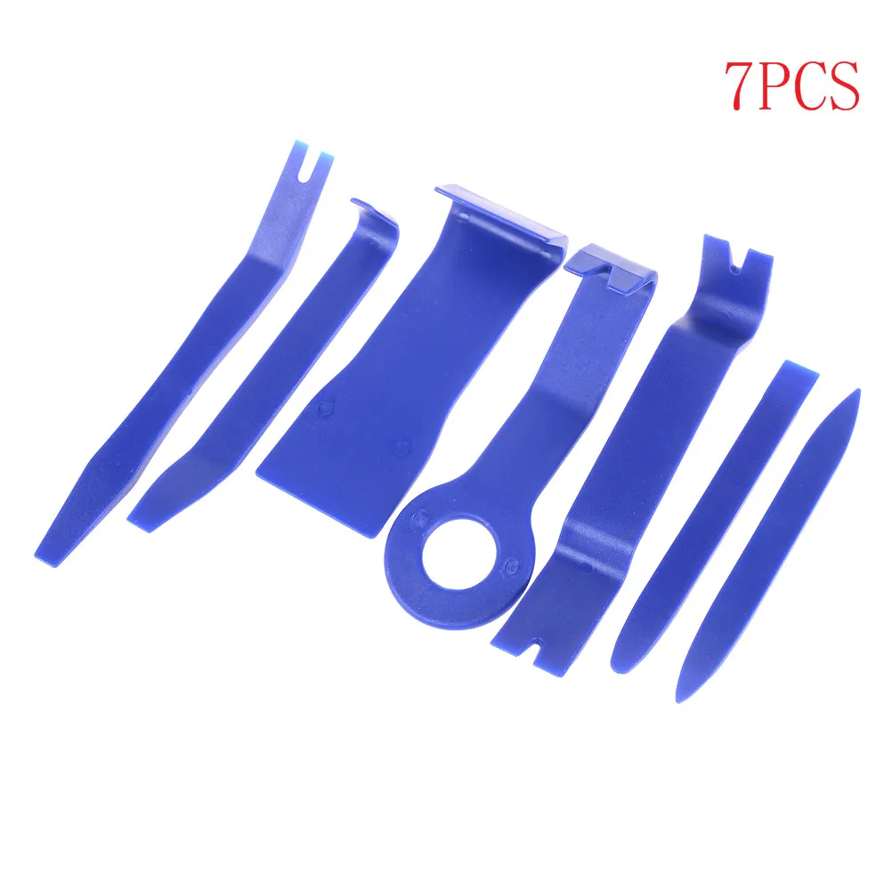 

7pcs DIY Car Repair Tool Kit Hard Plastic Auto Car Radio Panel Interior Door Clip Panel Trim Dashboard Removal Opening Tool Set