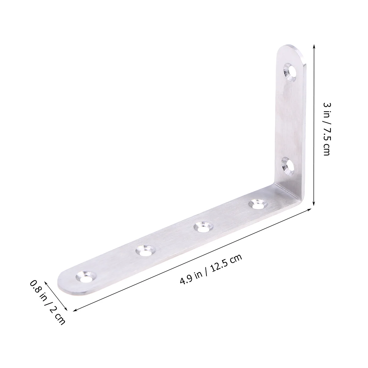 8 шт. утолщенной l образный угловая скобка кронштейны для полок угол кронштейн