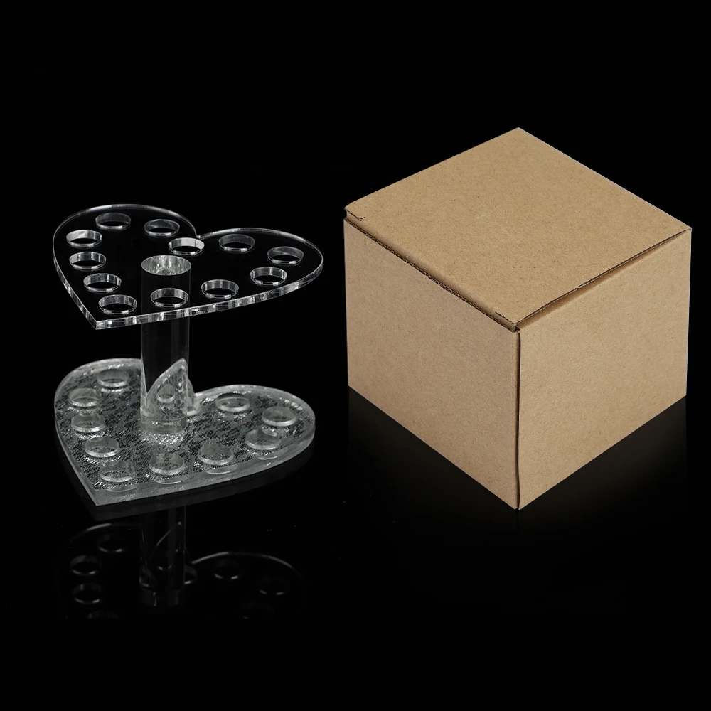 Профессиональный держатель для акриловых гелевых кистей с 12 отверстиями круглая