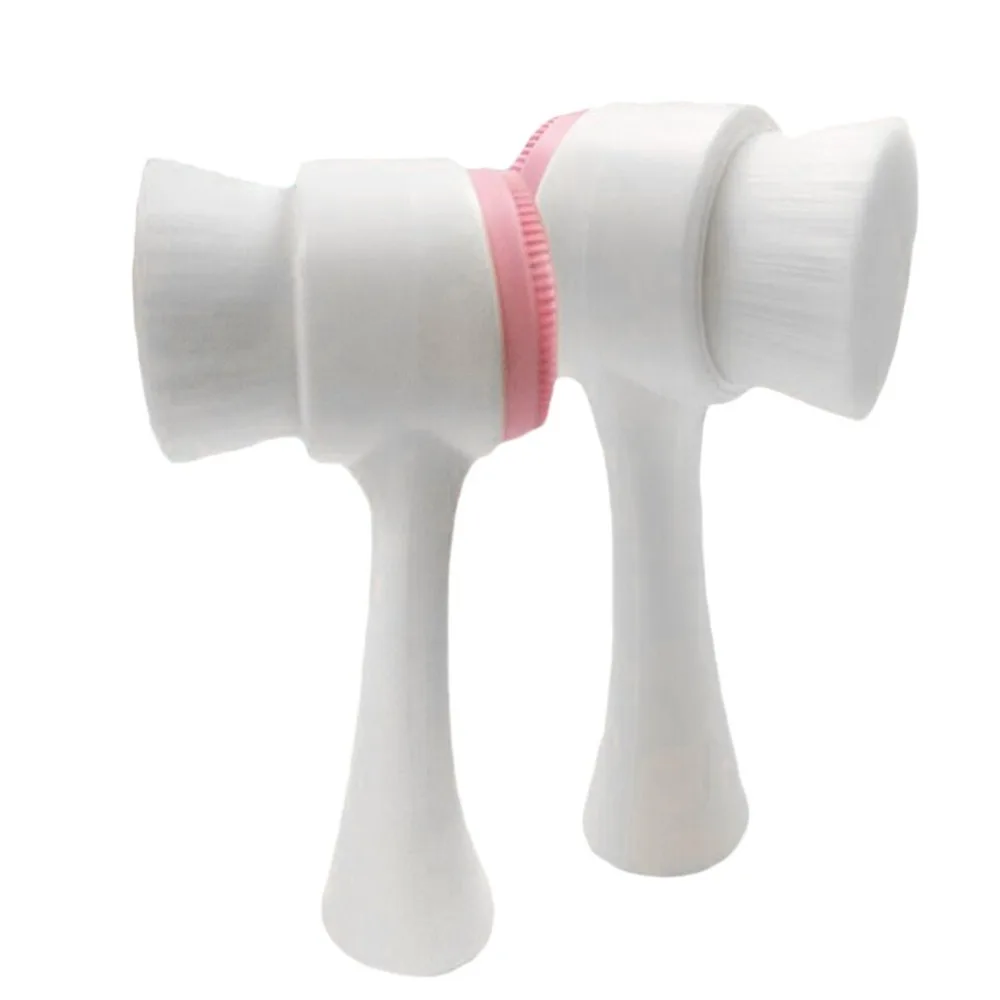 

Double Sides Silicone Facial Cleansing Brush 3D Face Cleaning Massage Tool Facial Vibration Skin Care Brush face wash