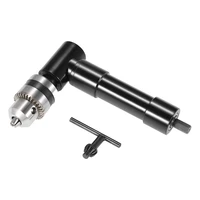 electric cordless right angle screwdriver drill attachment adapter with 38 keyed chuck 8mm hex shank power tool accessory