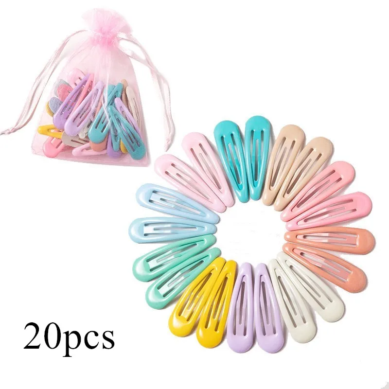 Light Color 20pcs 10/20 Вт, 30 Вт, для выведения токсинов, 40 шт = 1 комплект мода висячие серьги Заколки для волос разноцветный яркие заколки для волос аксессуары для волос для девочки симпатичная заколка для волос Головные уборы с мешок пряжи - Цвет: Light Color 20pcs