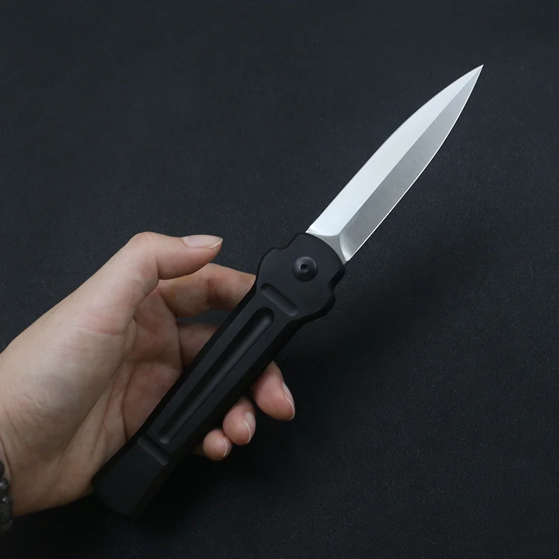 

SF Aviation Aluminum CNC OTF Tactical Knife ASU-8 Blade High Hardness Black Outdoor EDC Portable Pocket Folding Knives