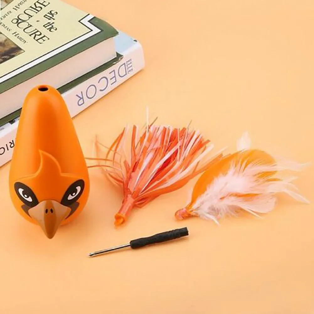 

Birds Shaped Cat Toy Electric Tumbler Pet Supplies Promotion ABS Practical Cute Teasing Funny Training Gift