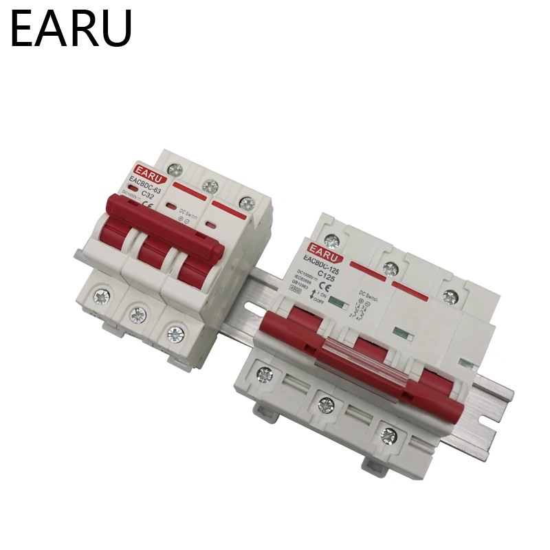 Мини автоматический выключатель на солнечной батарее 1000 В 1P 2P 3P 4P|Автоматические