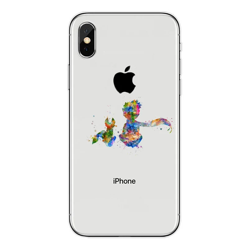 С героями мультфильмов в стиле Маленький принц земли пространство чехлы для