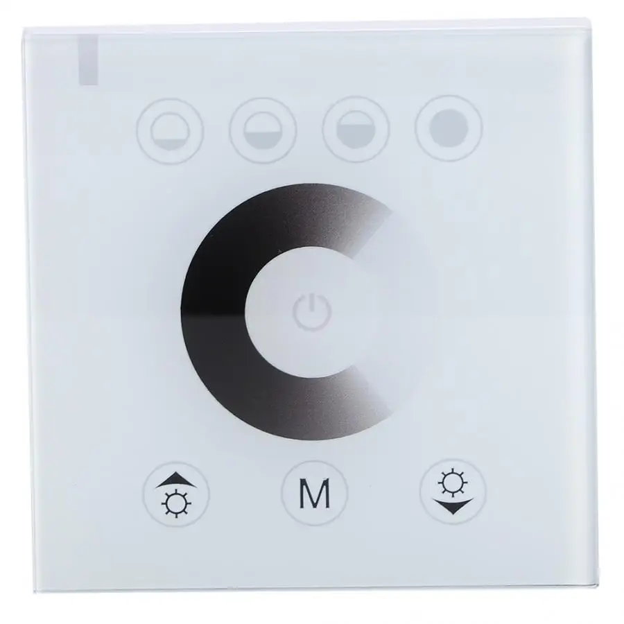 RGB & W светодиодный сенсорный переключатель панель изменение цвета умная врезная