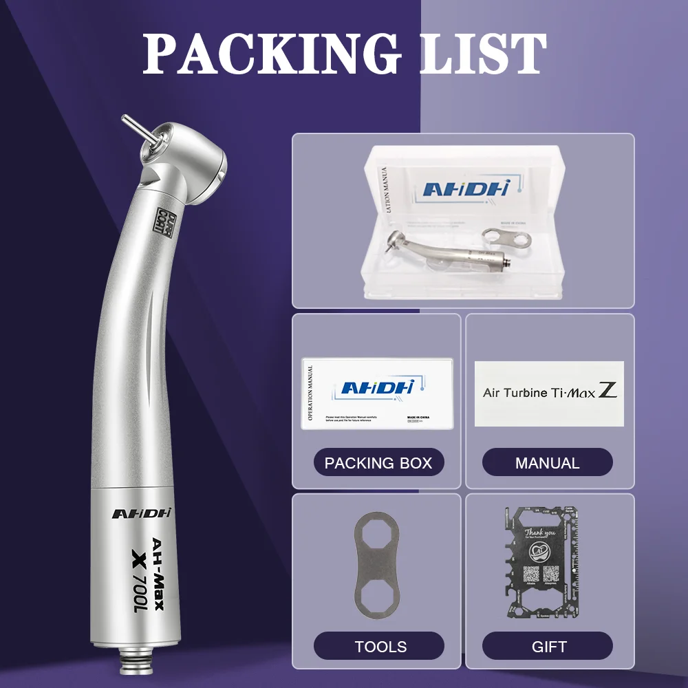

X700L Dental Chair Original Pana Max Big Head High Speed Handpiece Cartridge Spare Parts Materials Supply