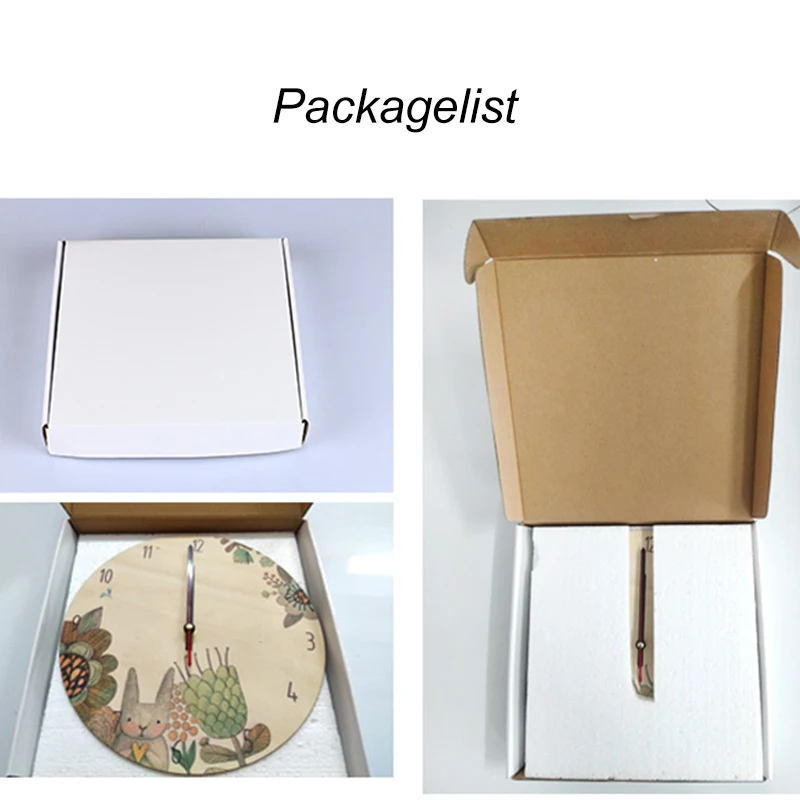 M.Sparkling Wooden Wall Clock Creative Watercolor Art Modern Design Living Room Reloj Pared 11inch Silent Watch | Дом и сад