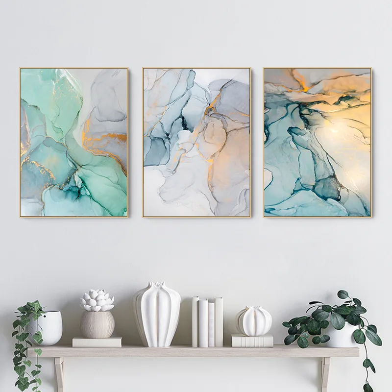 Печать Декоративная живопись в скандинавском стиле абстрактное искусство