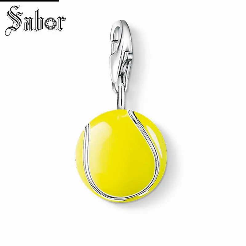 Подвеска Шарм в виде теннисного мяча thomas модные ювелирные украшения для женщин и