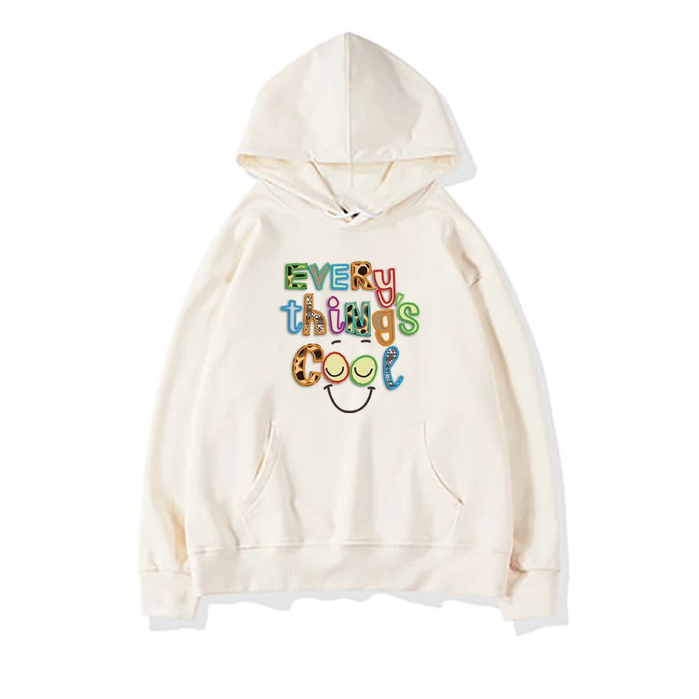 

Every Things Cool Printing Female Hoodie Fashion Casual Clothes New Autumn Hip Hop Hoodies Fleece Loose Warm Sweahoodies Woman