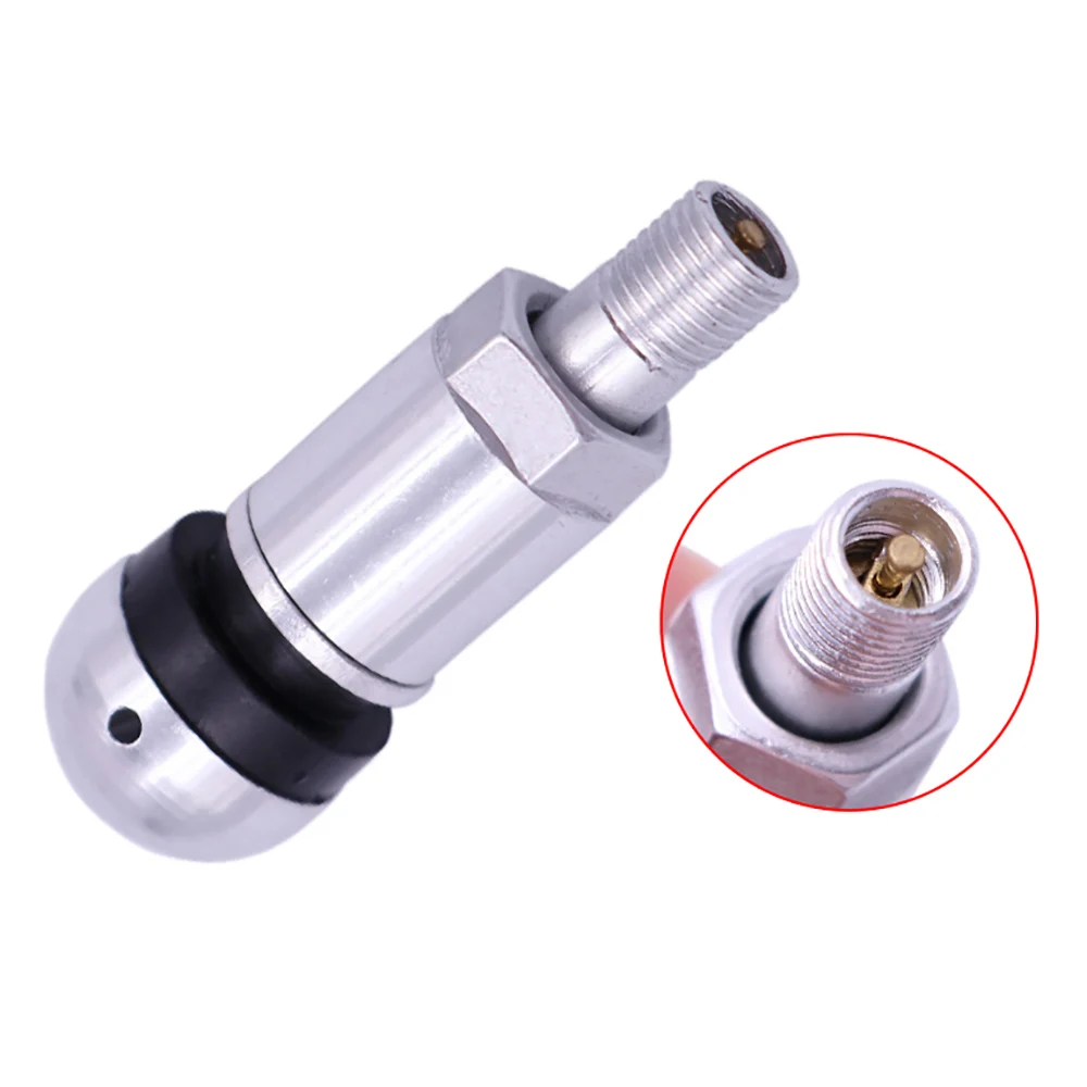 4 шт. универсальный клапан для бескамерных шин алюминиевый металлический колес