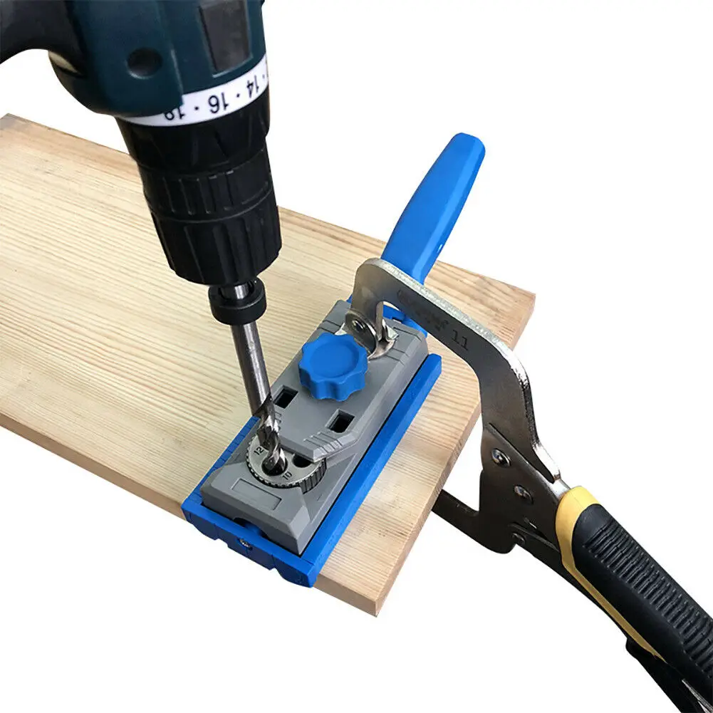 

25-piece Oblique Hole Locator Woodworking Drilling Hole Jig Inclined Locator Oblique Hole Jig Kit W/ Scale Hole Positioner Tools