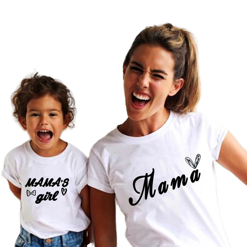 

Mommy And Me Clothes Mother Son Matching Outfits Mamas Boy Girl T Shirt Mum Daughter Set Mom And Baby Family Clothing Summer Top