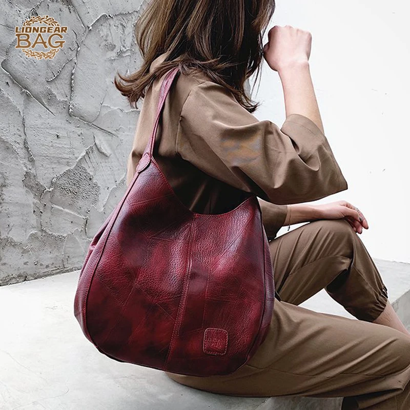 

Vintage Leather Luxury Handbags Women Bags Designer Bags Famous Brand Women Bags Large Capacity Tote Bags for Women Sac a Main