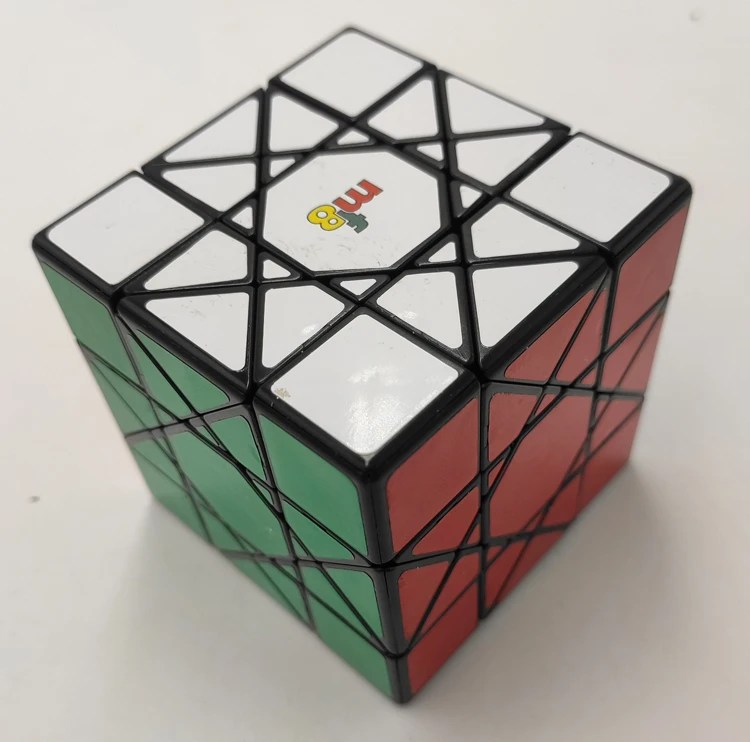 MF8 кубик солнца 3x3 Сумасшедший Единорог черный без наклеек волшебный