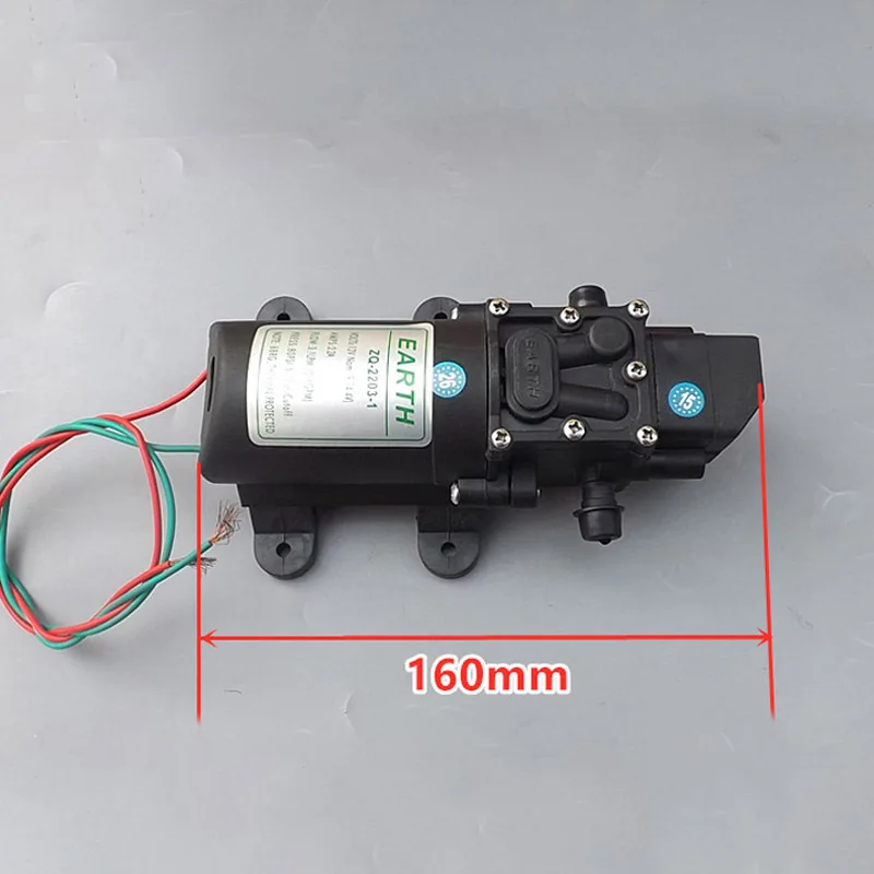 

High Pressure DC12V 30W 2.2A Diaphragm Pump Electric Booster Pump Diaphragm Booster Water Pump Agricultural Sprayer Pump Parts