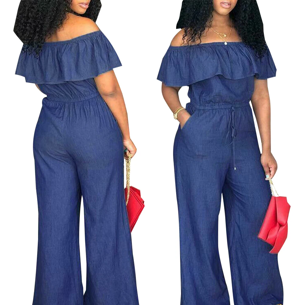 

2020 New Women and acute One Piece Overalls Jeans Casual Pants