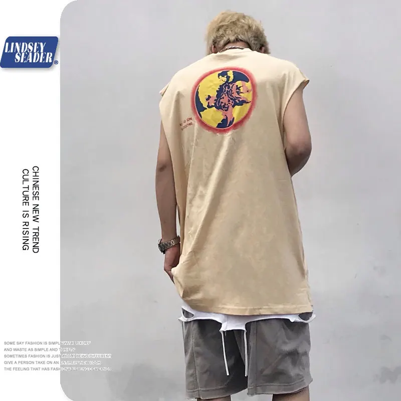 Майка мужская с забавным принтом модный топ в стиле хип хоп надписью граффити