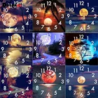 Полноформатная алмазная живопись Dpsprue, вышивка крестиком с часовым механизмом, мозаика 5D сделай сам, квадратная, круглая, луна, 3d вышивка, подарок HG120