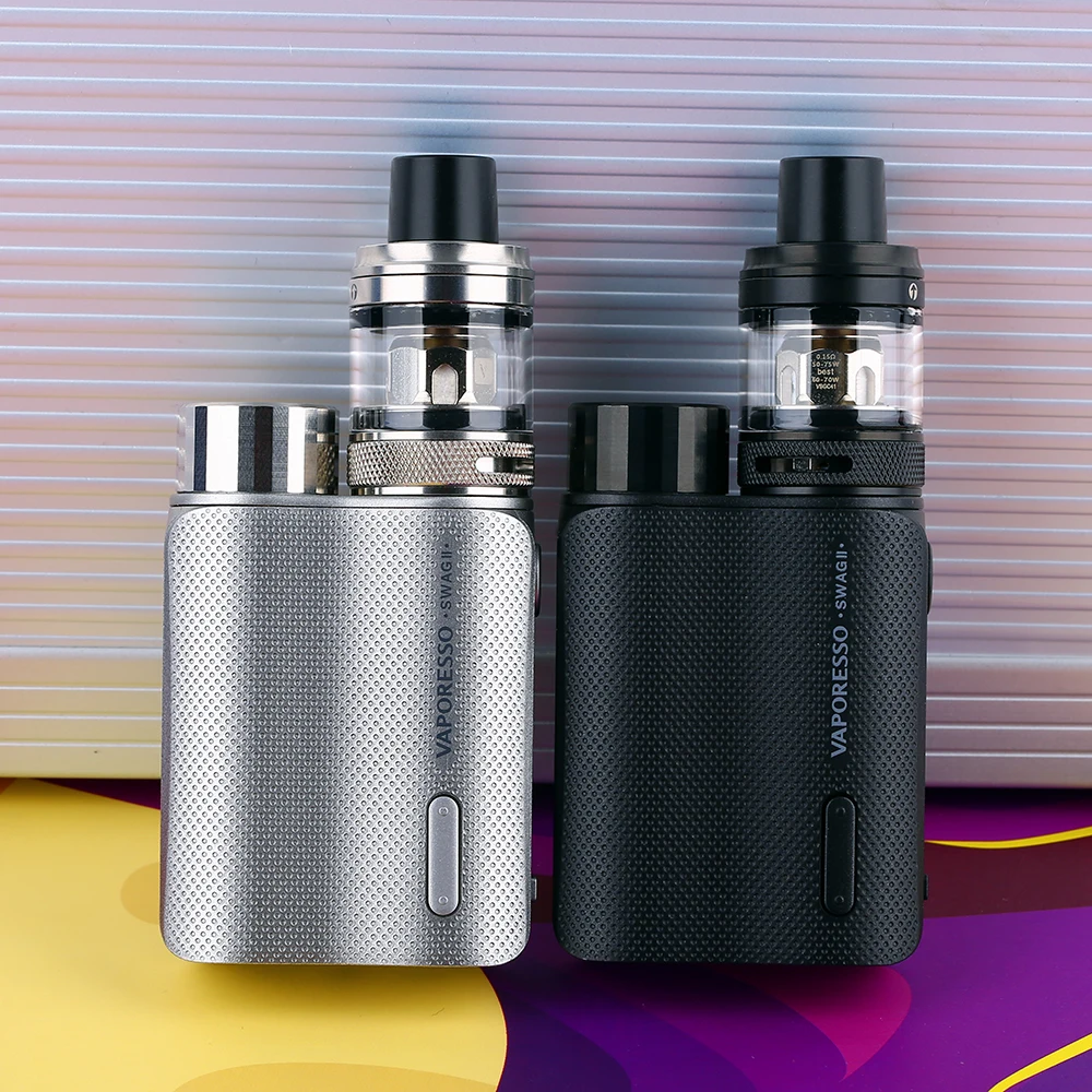 Original Vaporesso Swag 2 80W TC Kit vs II Box Mod w/ NRG PE Tank 3.5ml Power by 18650 Battery Vape Gen / Luxe | Электроника