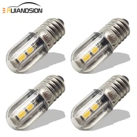 ruiandsion 4 pcs e10 3030smd ac 220v 230v 3000k 4300k yellow replacement led bulb screw in 1w 100lm soft light
