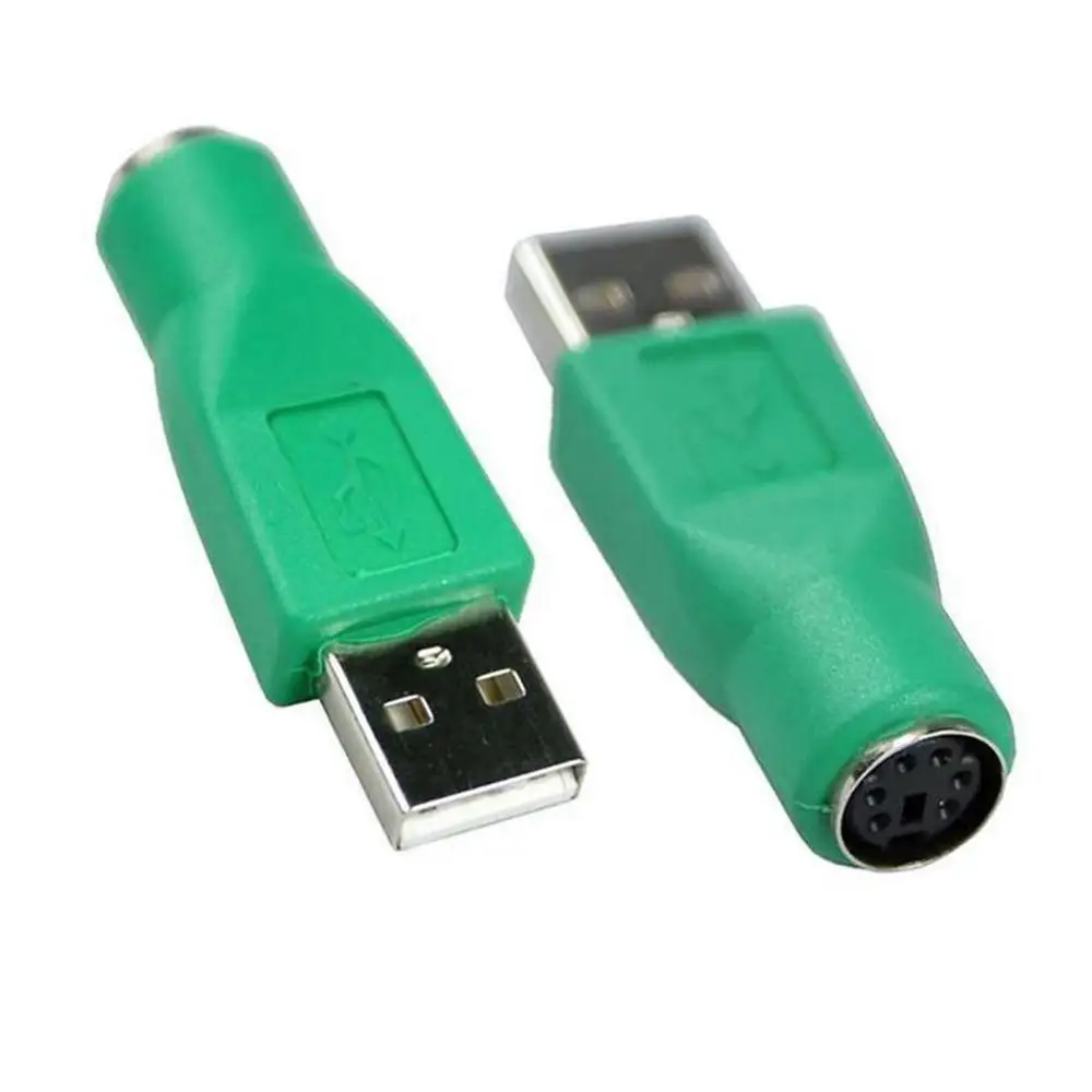 Переходник с гнездом PS / 2 на гнездо USB папа для клавиатуры мыши PS2 Mini Din 6-контактный