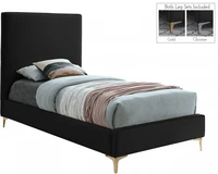 light luxury single bed bedroom furniture high headboard ins nordic style small and medium sized apartment single bed
