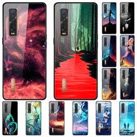case for oppo find x2 pro back phone cover black silicone bumper with tempered glass series 3