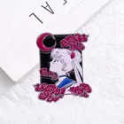 Значок Moon and Hare Сейлор Мун из аниме значок волшебной девушки забавная эмалированная брошь аксессуары для одежды модные ювелирные изделия подарки для друзей