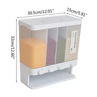 94pf 8l rice dispenser storage %e2%80%8bbucket cereal grain sealed container moisture proof dry food can tank box
