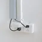 Самоклеящийся настенный шнур Raceway длиной 30 см, настенный шнур, трос, стяжки для кабеля, фиксатор, органайзер для кабеля, зажим для хранения