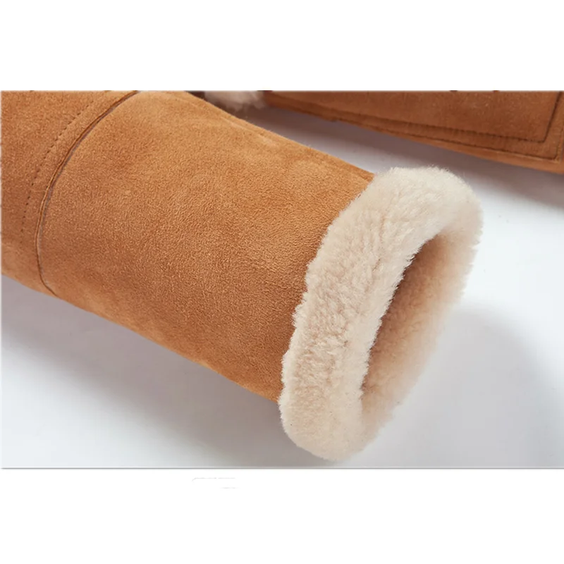 Sani европейский и американский овечий мех Мужское пальто средней длины тонкая