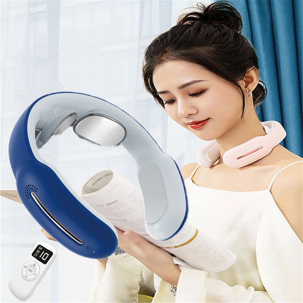 Умный электрический массажер для шеи и плеч низкочастотная магнитная терапия