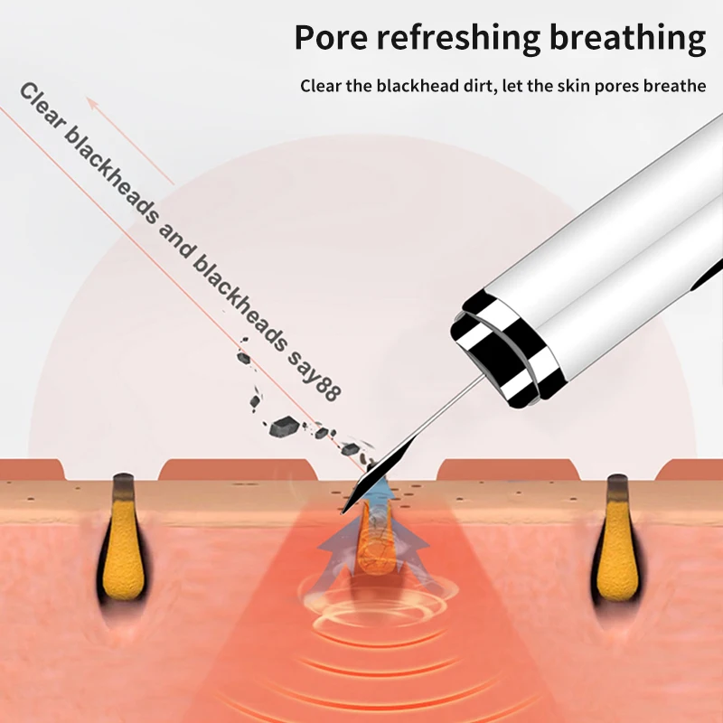 

High Frequency Ultrasonic Shovel Machine Waterproof Facial Scrubber Skin Care Tool Rejuvenate Deep Cleansing Nutrition Import