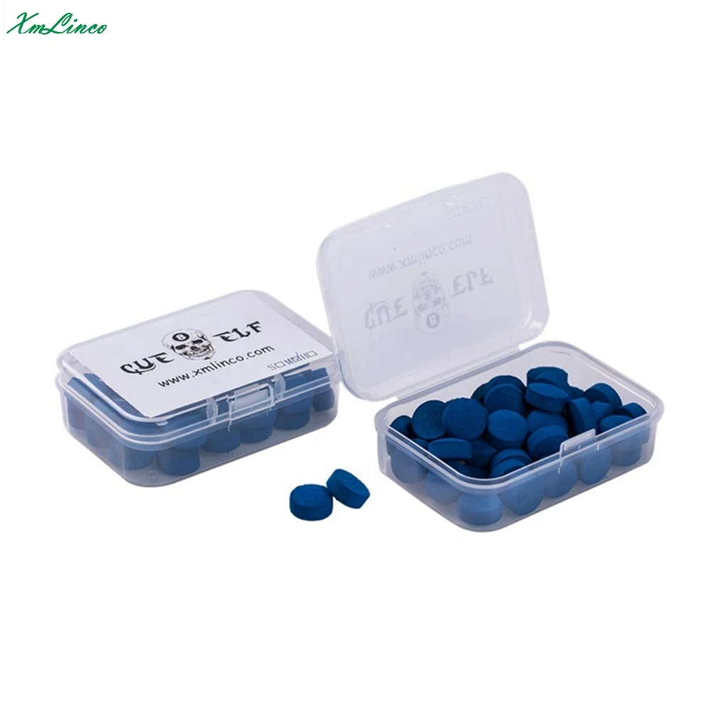 6 слоев Профессиональный 10 мм бильярдный кий наконечники синий монолаер вода