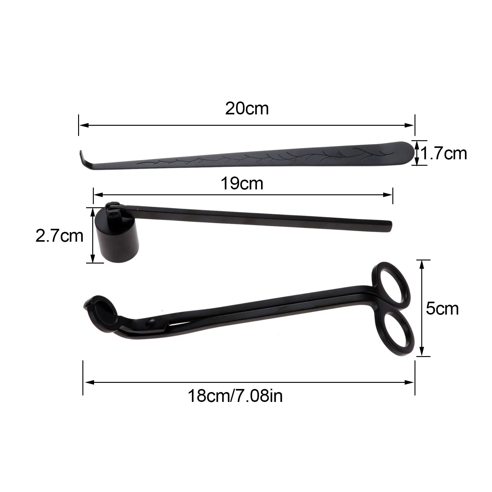 3 шт./компл. аксессуары для свечей лампы в форме свечи триммер фитилей + ковш