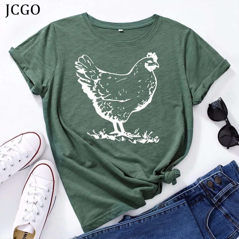 

Летняя женская футболка, большие размеры, S-5XL, 100% хлопок, женская футболка с коротким рукавом и графическим принтом, Повседневная футболка б...