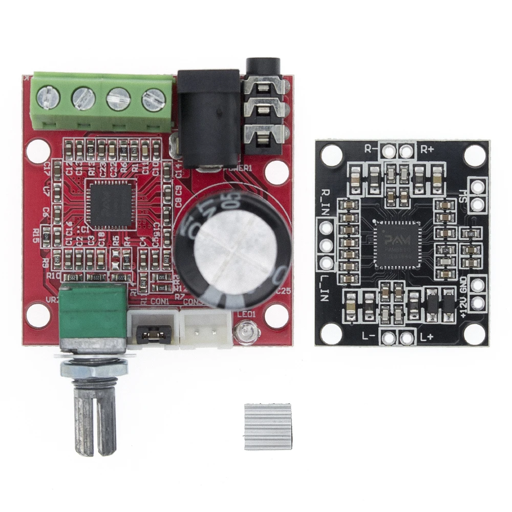 12 В мини Hi-Fi PAM8610 аудио стерео усилитель доска 2X10 Вт двухканальный D Класс (высокая