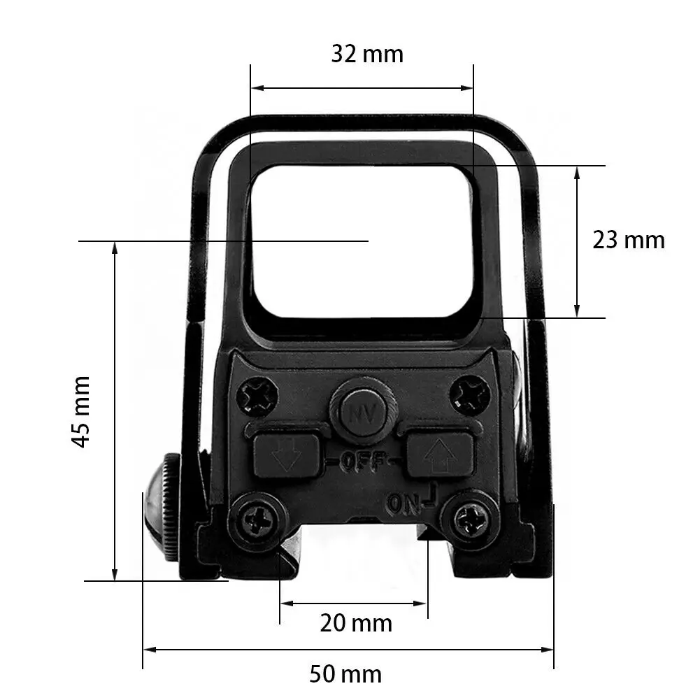 Мини 552 голографический прицел для отражения реакции красная точка