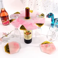 6 slots wine rack silicone mold handmade diy making epoxy resin modeling accessories